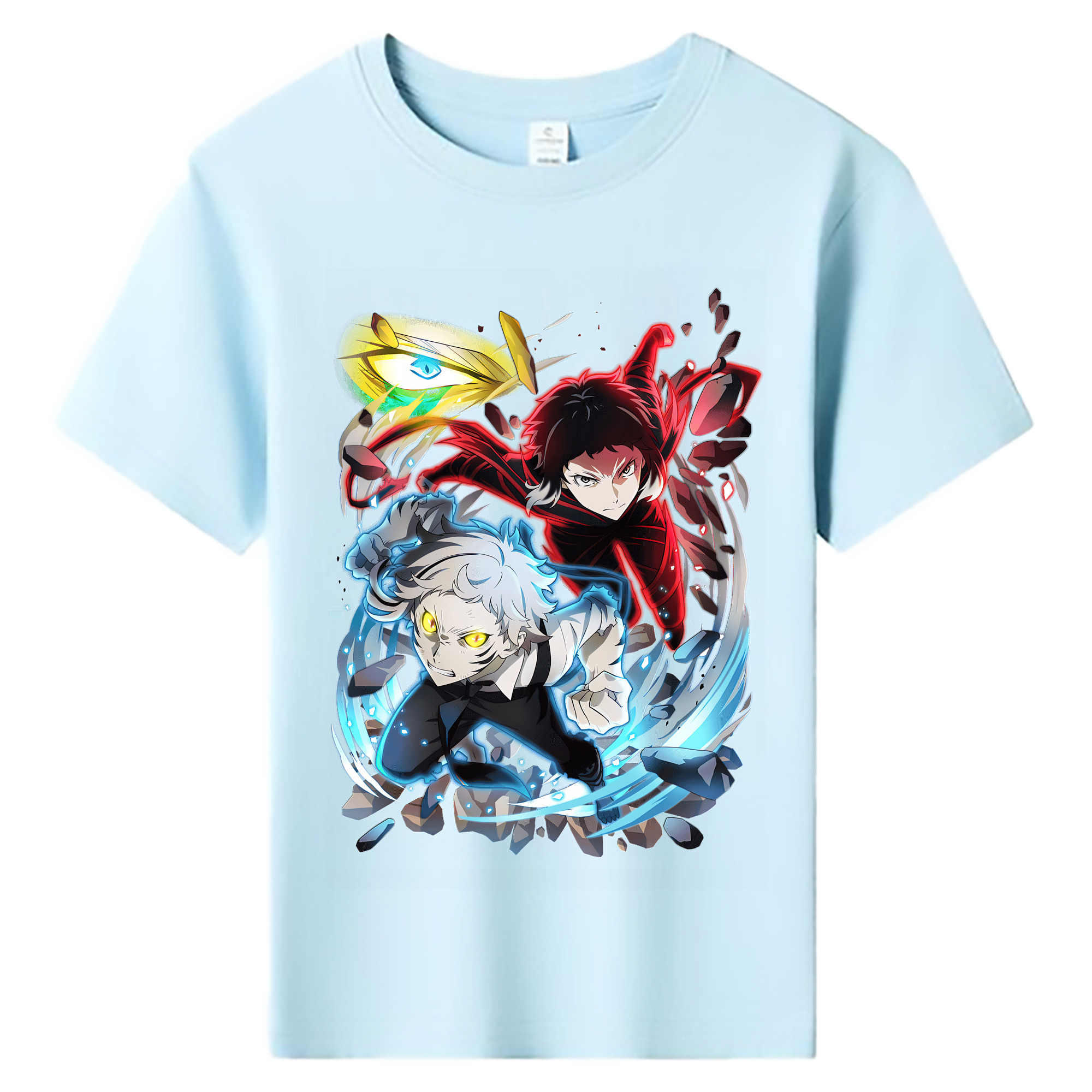 （画像用） 文豪ストレイドッグス Bungo Stray Dogs 綿100％キッズTシャツ（フロントプリント）